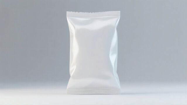 white paper bag foil bags plastic paper bag pet food packaging bags, take out,product mockup photo E-commerce marketing poster Background shooting scene
