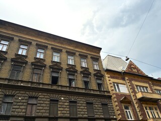 Building facade. Budapest.