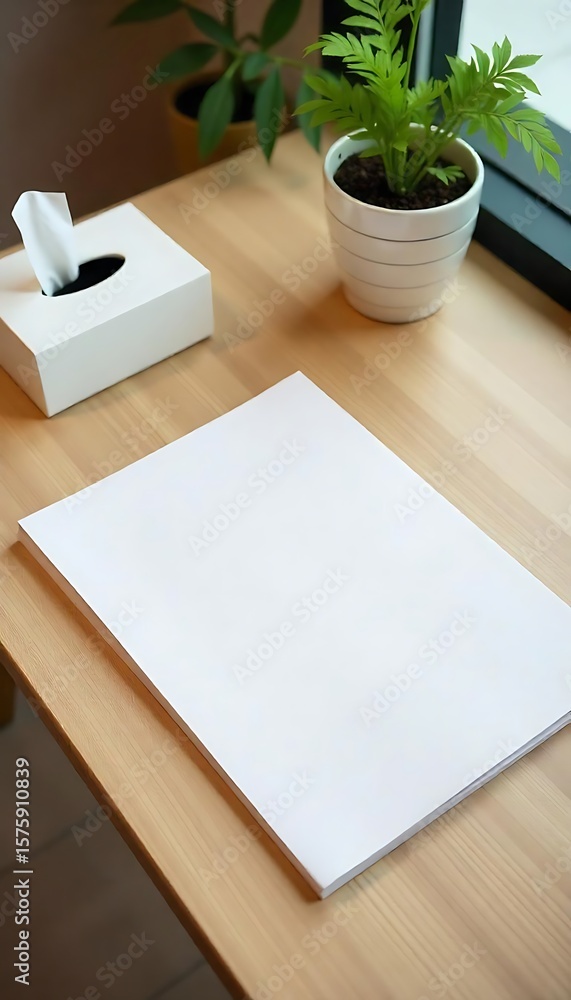 Poster generative ai blank canvas for creative concepts design