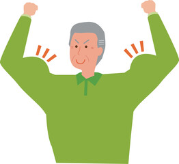 元気な高齢男性
