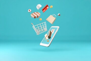 Experience seamless mobile shopping with e-commerce app, secure digital payments, smart cart management and tailored deals for optimized online retail.