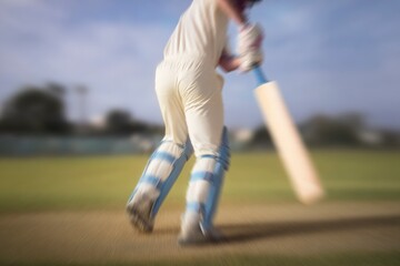 Professional cricket batsman walking onto the pitch in protective gear showcasing batting stance on grass field during competitive cricket match.