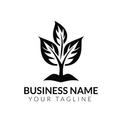 Agriculture logo nature logo leaf logo 