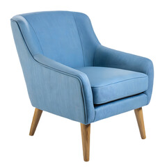 Stylish Blue Accent Chair