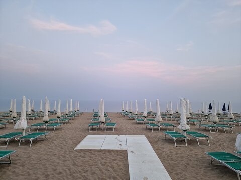 sunset over the sea