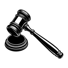 Judge hammer icon