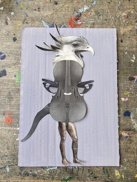 abstract collage artwork
