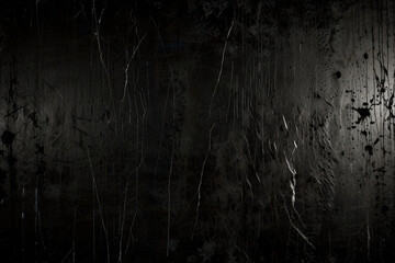A textured, dark, and distressed surface with scratches and imperfections.