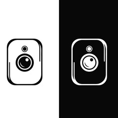 vector illustration of a digital camera