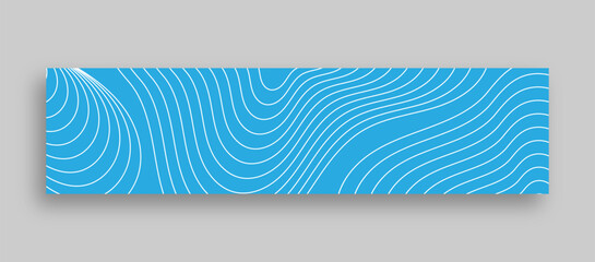 Outline Contour Banner Design For Linkedin Cover