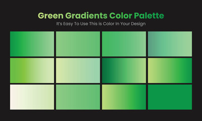 Green Gradient Backgrounds and Color Palette Collection. Green color palette. Green Gradients color palette. Green color. Green gradients color background. Green background. Green Gradients background