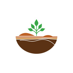 Plant Growth Soil Layers Sprout Environmental Conservation