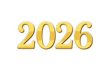 2026 Gold Numbers, New Year Celebration, Shiny Golden 2026 Text, Festive Typography, Modern Vector, Calendar, Poster, Banner, Website, Holiday Design Element