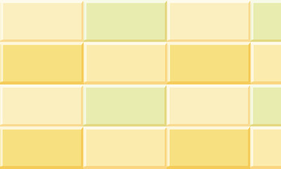 Modern 3D Blocks with Subtle Shadows in Pastel Yellow