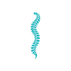 Spine logo vector illustration template design