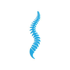 Spine logo vector illustration template design