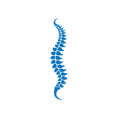 Spine logo vector illustration template design