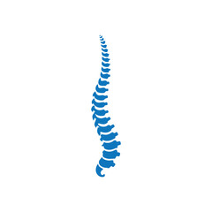 Spine logo vector illustration template design