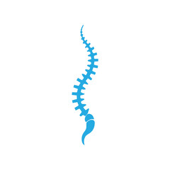 Spine logo vector illustration template design