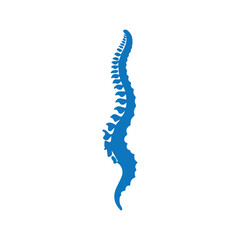 Spine logo vector illustration template design
