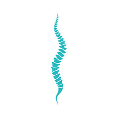Spine logo vector illustration template design