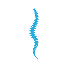 Spine logo vector illustration template design