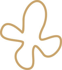 Floral organic nature decoration