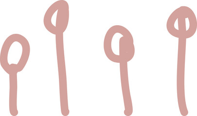 Floral organic nature decoration