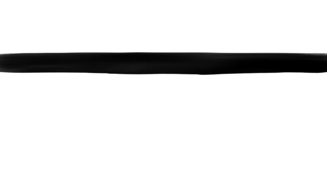 Black line graphic element for design isolated PNG with Transparent Background