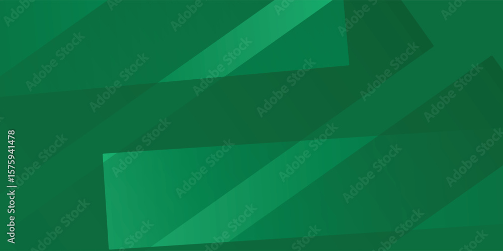 Poster printabstract green geometric background. dynamic shapes composition. eps10 vector vector illustrati