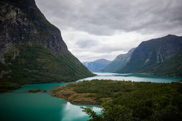 Fototapeta premium Lovatnet Norwegen