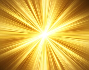 Obraz premium Radiant golden burst