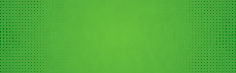 Green abstract background. Technology texture with digital pixels and smooth gradient. Modern geometric design. Futuristic template for tech or data theme. Vector Illustration.