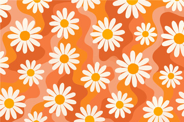 seamless floral pattern vector illustration
