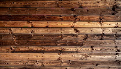 Close-Up of Rustic Wooden Wall Made from Reclaimed Aged Wood Planks – Texture Background