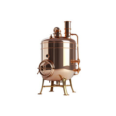 Polished Copper Distillation Still, Alembic, Brewing Equipment