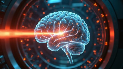 Technology Brain Abstract Scene