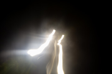 Beautiful abstract background with bright, white rays of light moving in. Copyspace concept....