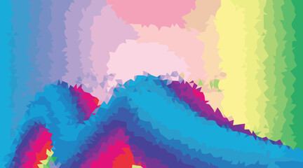 Obraz premium Abstract colorful jagged shapes background
