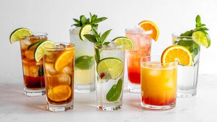 glass of fresh lemonade