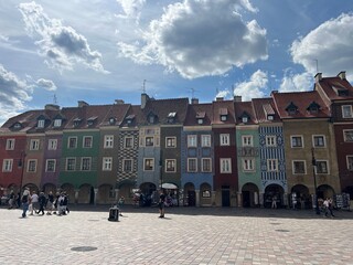 old town square in Poznan