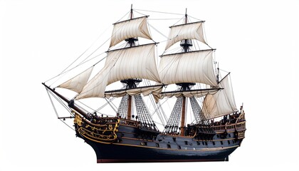 Historic sailing ship