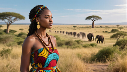 woman in Africa