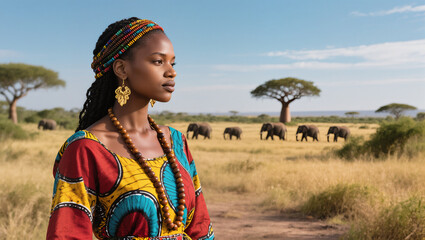 woman in Africa