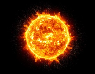 Fototapeta premium Fiery celestial sphere (1)