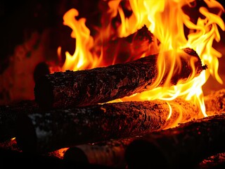 Warm Embers Glow, Firewood Stove Heat