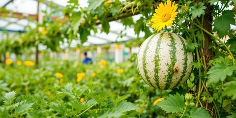 Watermelon Fruit Growth in Greenhouse Setting
