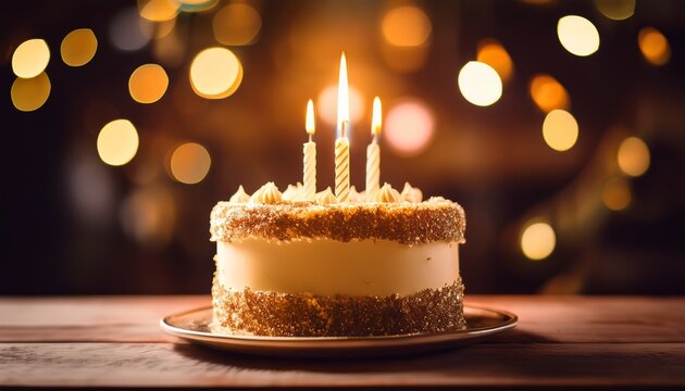 celebrating a joyous birthday with a delicious cake glowing candle and a heartfelt wish in a warm festive atmosphere