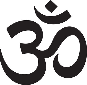 black om symbol clip art preview
