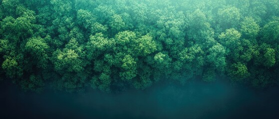 Dense forest canopy seen from above.
